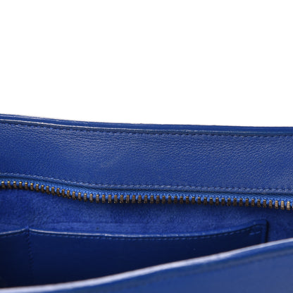 Saint Laurent Calfskin Small Monogram Cabas Blue Majorelle 12 of 16
