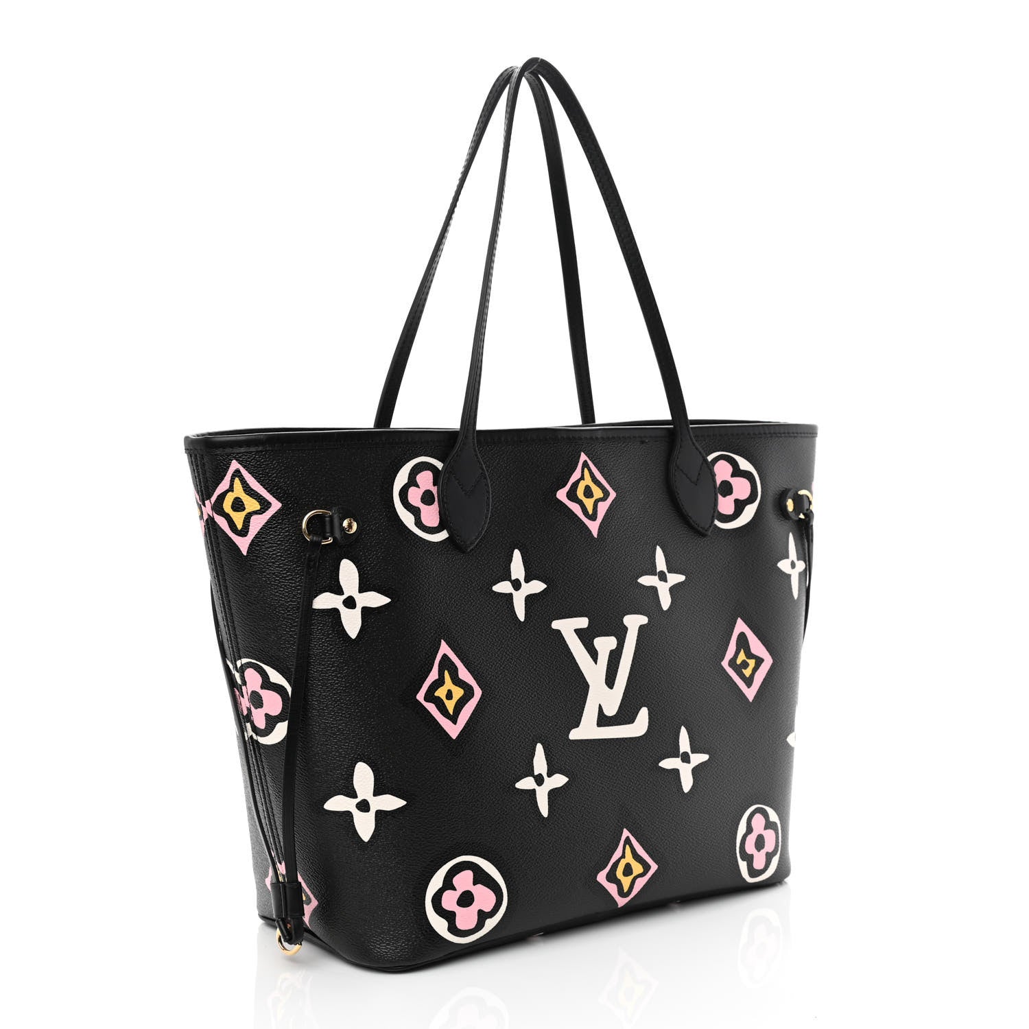 Louis Vuitton Monogram Giant Wild At Heart Neverfull MM Black 4 of 12