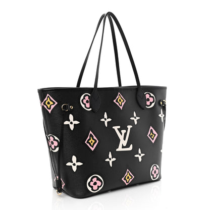 Louis Vuitton Monogram Giant Wild At Heart Neverfull MM Black 4 of 12