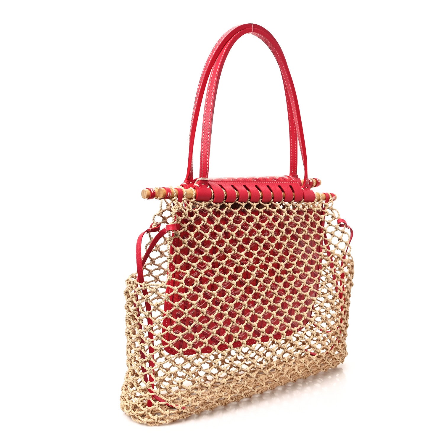 Goyard Goyardine Net Aligre Tote Fuchsia 3 of 9