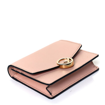 Fendi Vitello Cruise F is Fendi Geometric Flap Wallet on Chain Light Rose 3 of 6