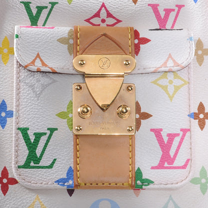Louis Vuitton Monogram Multicolor Keepall 45 White 3 of 9