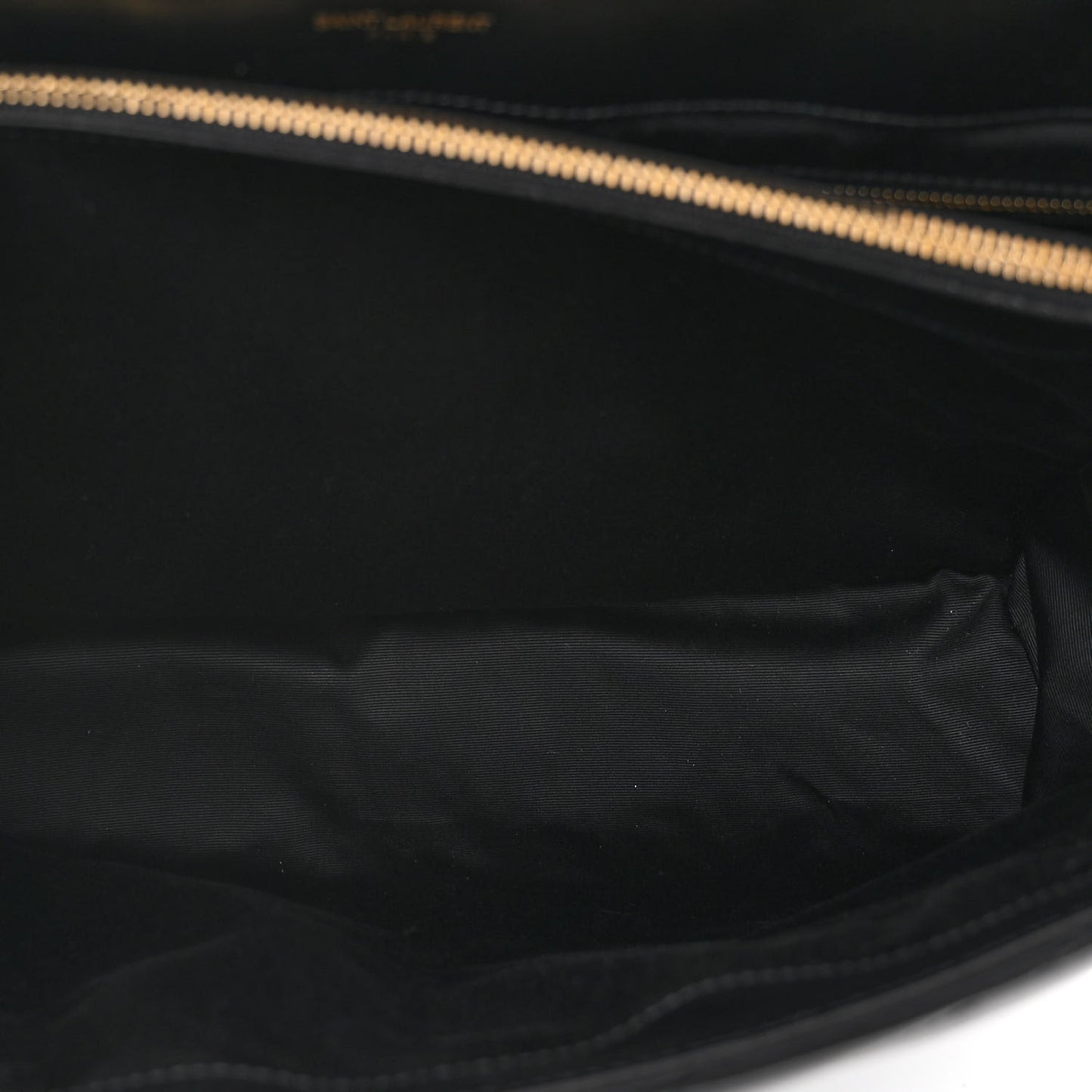Calfskin Y Quilted Monogram Large Loulou Chain Satchel Black