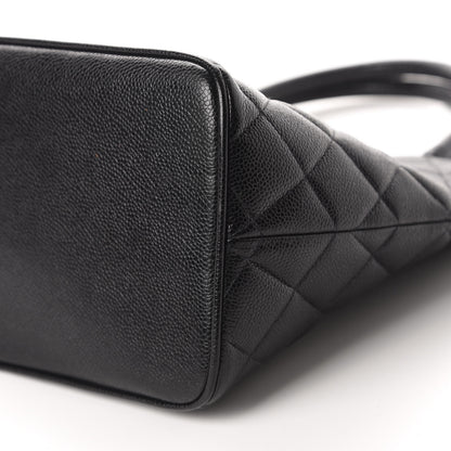 Chanel Caviar Quilted Medallion Tote Black 7 of 11