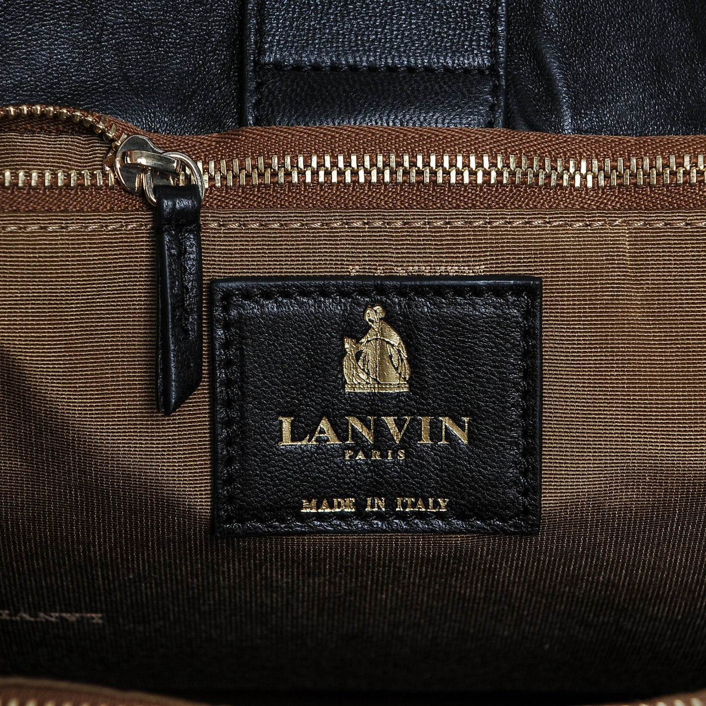 Lambskin Quilted Medium Sugar Shoulder Bag Black