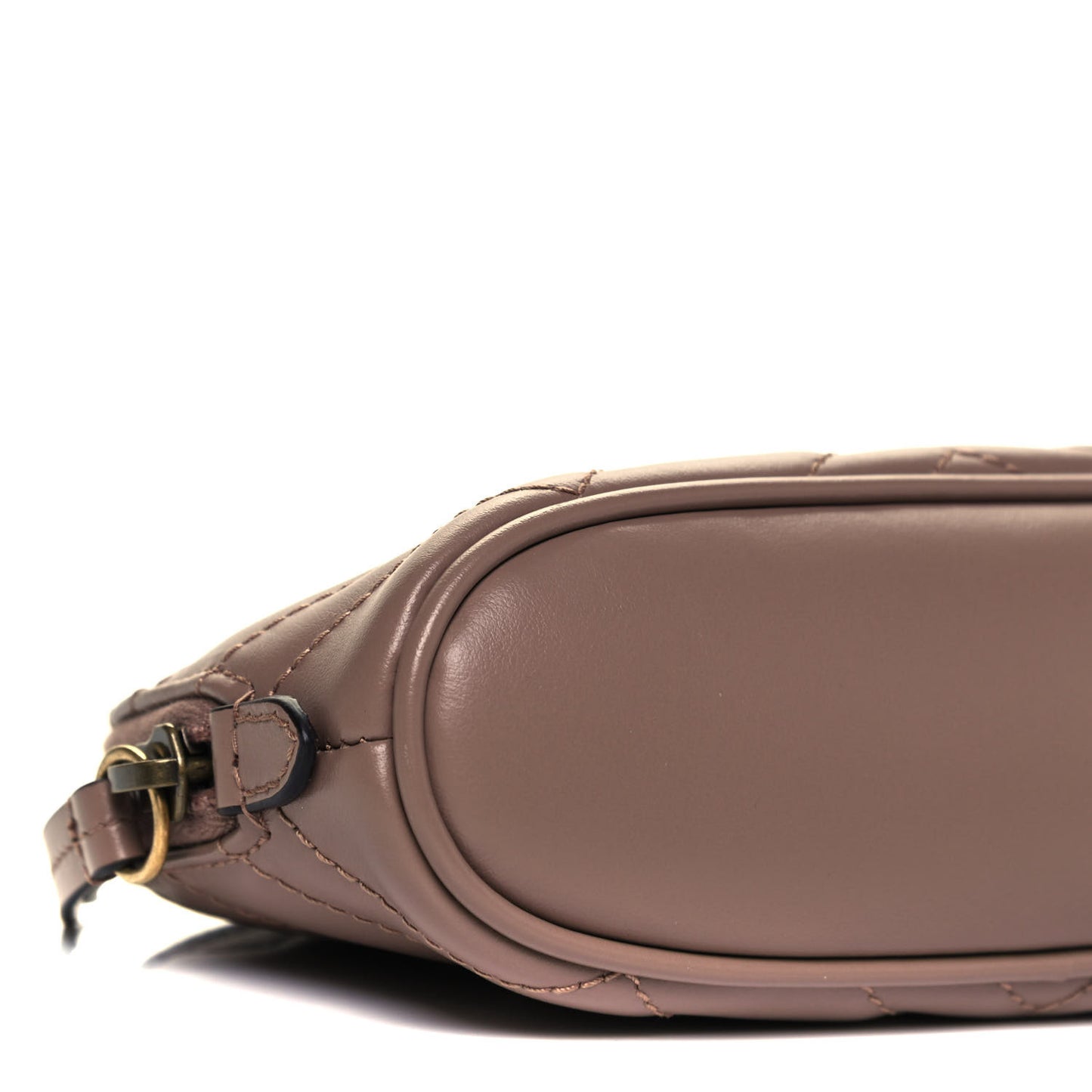 Calfskin Matelasse GG Marmont Pouch Cosmetic Case Porcelain Rose