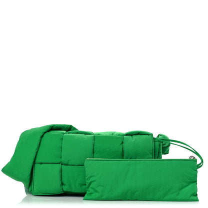 Bottega Veneta Nylon Intrecciato Padded Tech Cassette Bag Parakeet 1 of 12