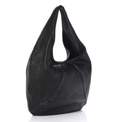 Bottega Veneta Cervo Deerskin Large Hobo Black 3 of 11