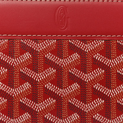 Goyard Goyardine Matignon Zip Around GM Wallet Red 7 of 8