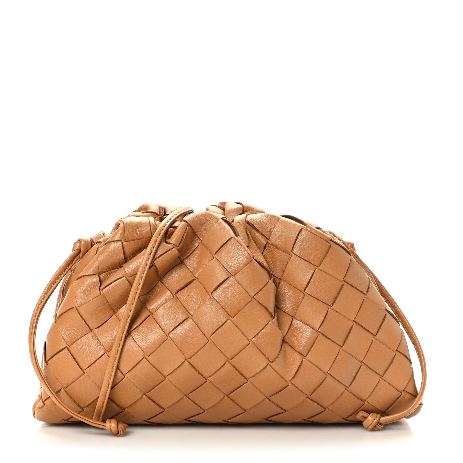 Bottega Veneta Nappa Intrecciato The Mini Pouch Carmel 1 of 8