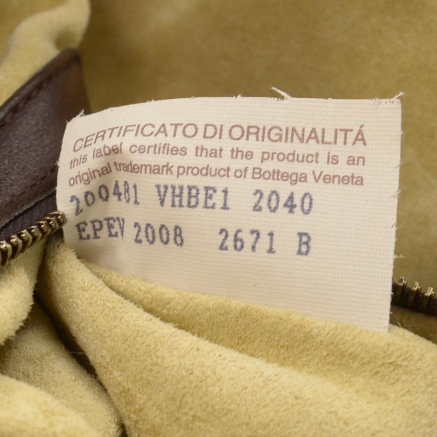 Bottega Veneta Nappa Intreccio Large Natte Hobo Ebano 5 of 7