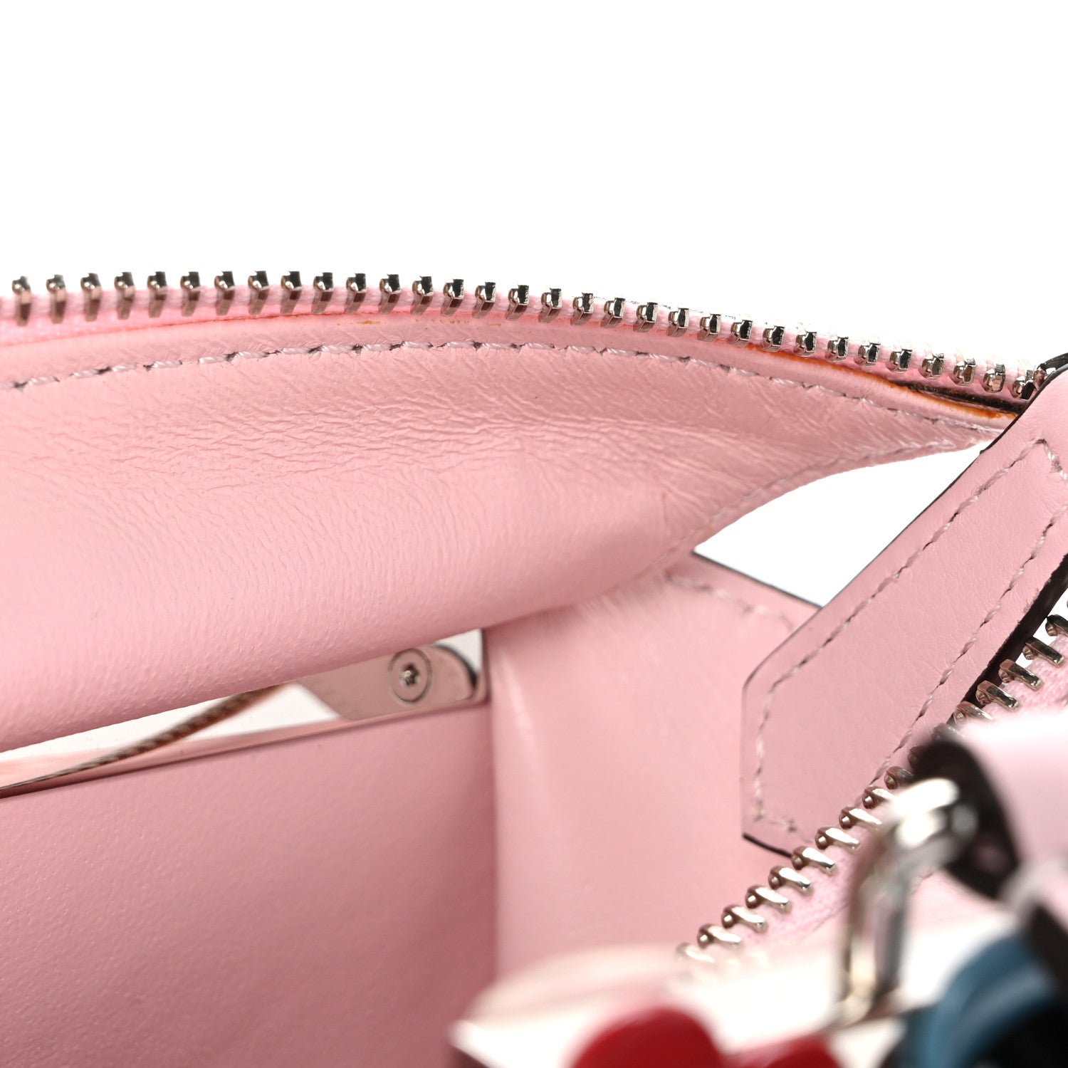 Fendi Vitello Dolce Plexiglass Flowerland Studded Mini 3Jours Tote Peonia Multicolor 11 of 11