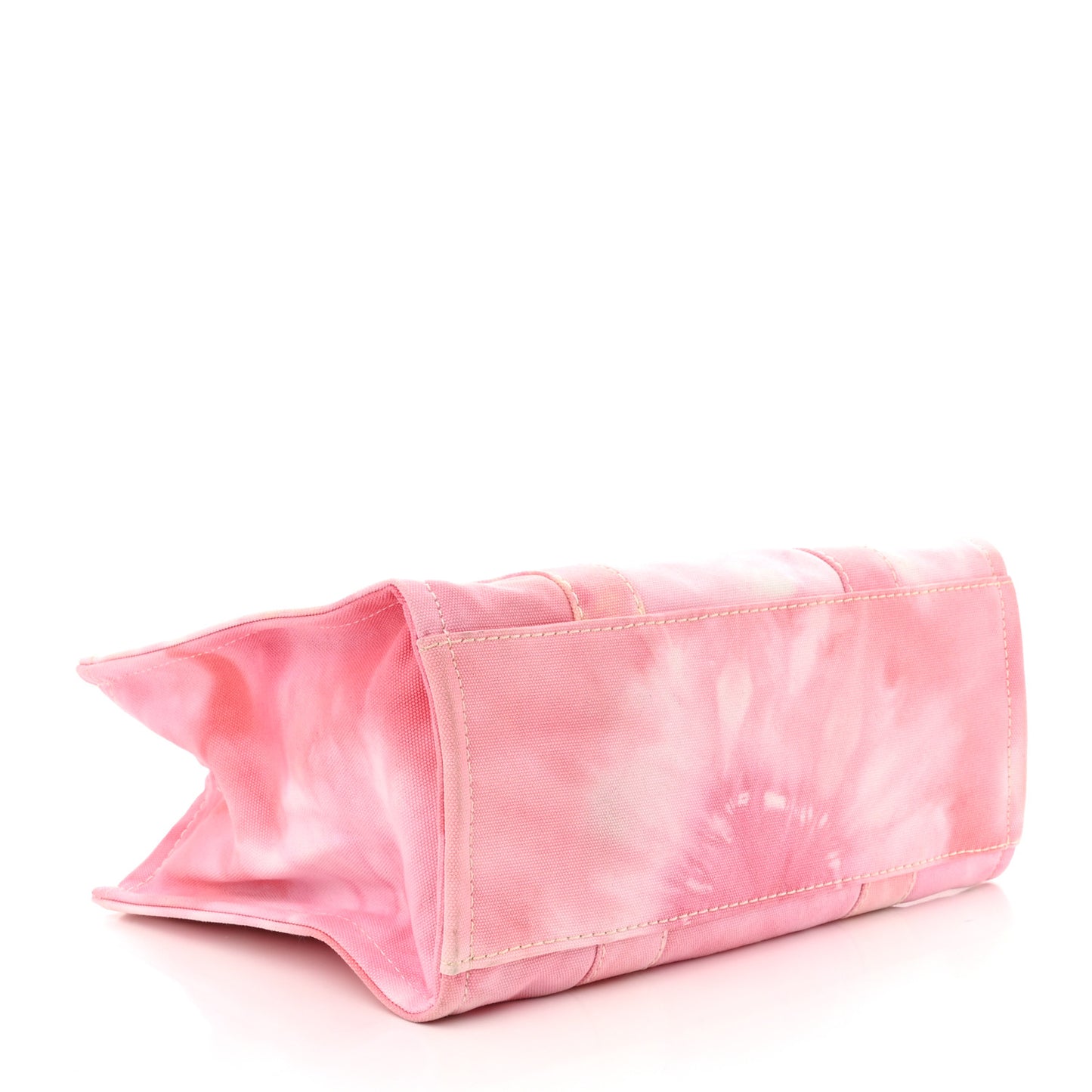 Cotton Canvas Medium The Traveler Tote Bag Tie Dye Pink