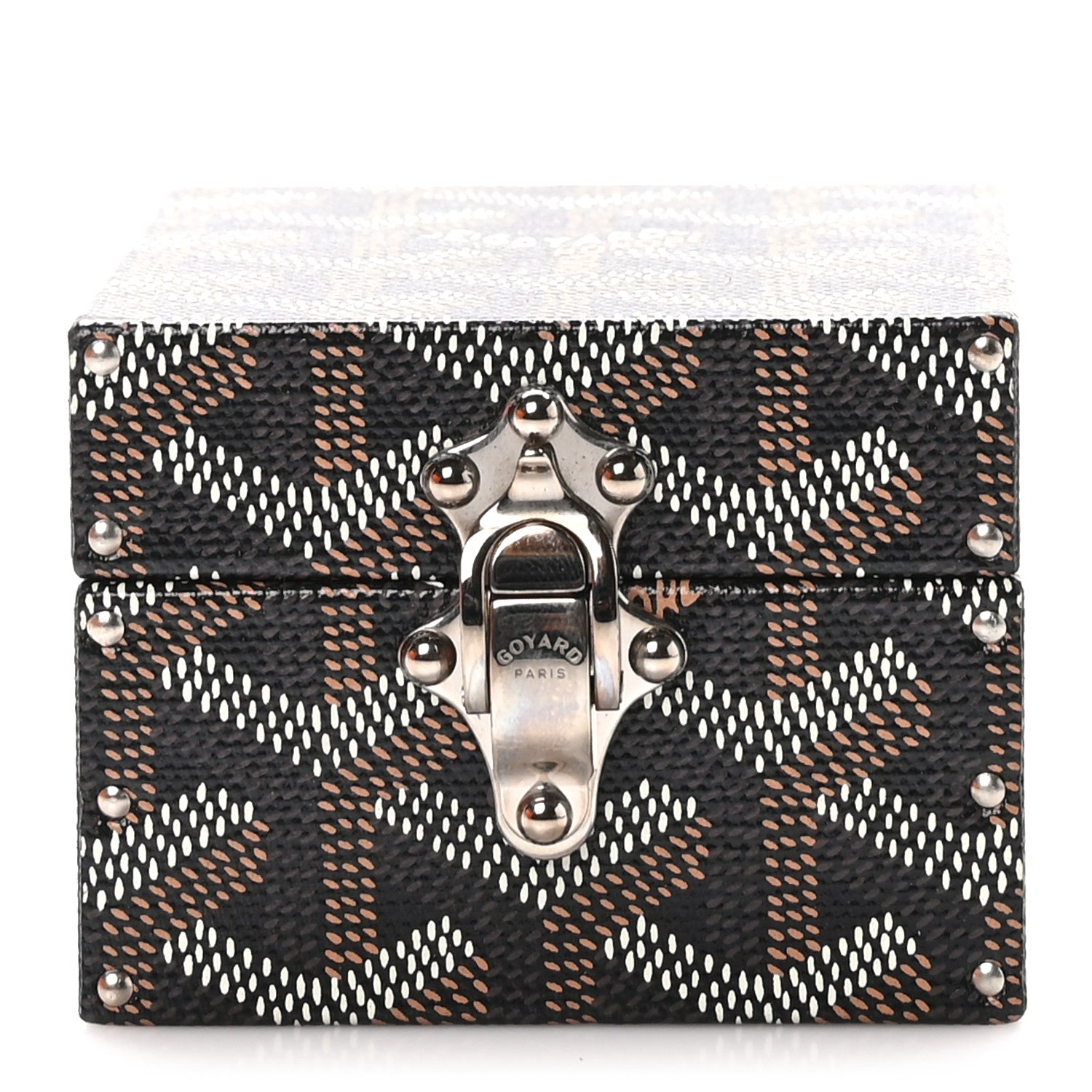 Goyard Goyardine Precious Metals Regence Mini Trunk Black 1 of 11