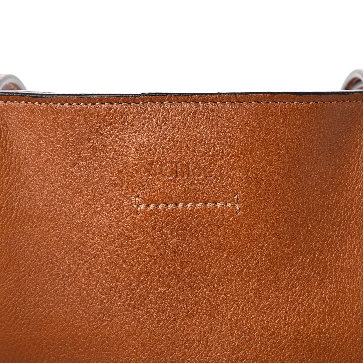 Smooth Calfskin Medium Milo Shopping Tote Caramel