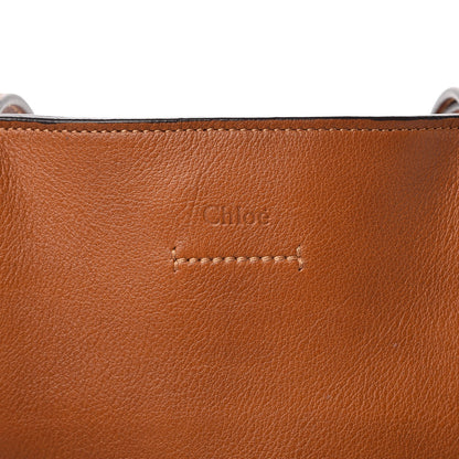 Chloe Smooth Calfskin Medium Milo Shopping Tote Caramel 6 of 9