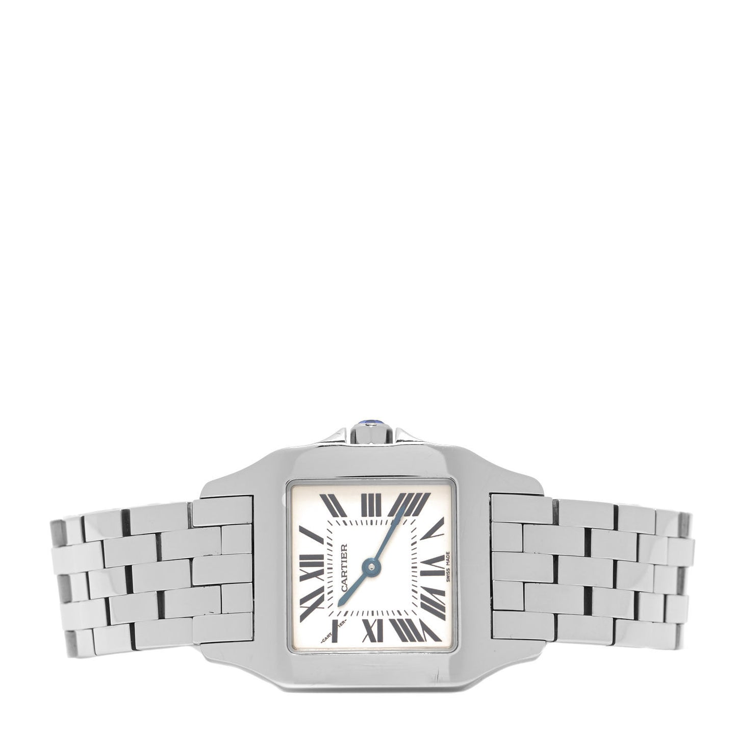 Stainless Steel 26mm Santos Demoiselle Quartz Watch