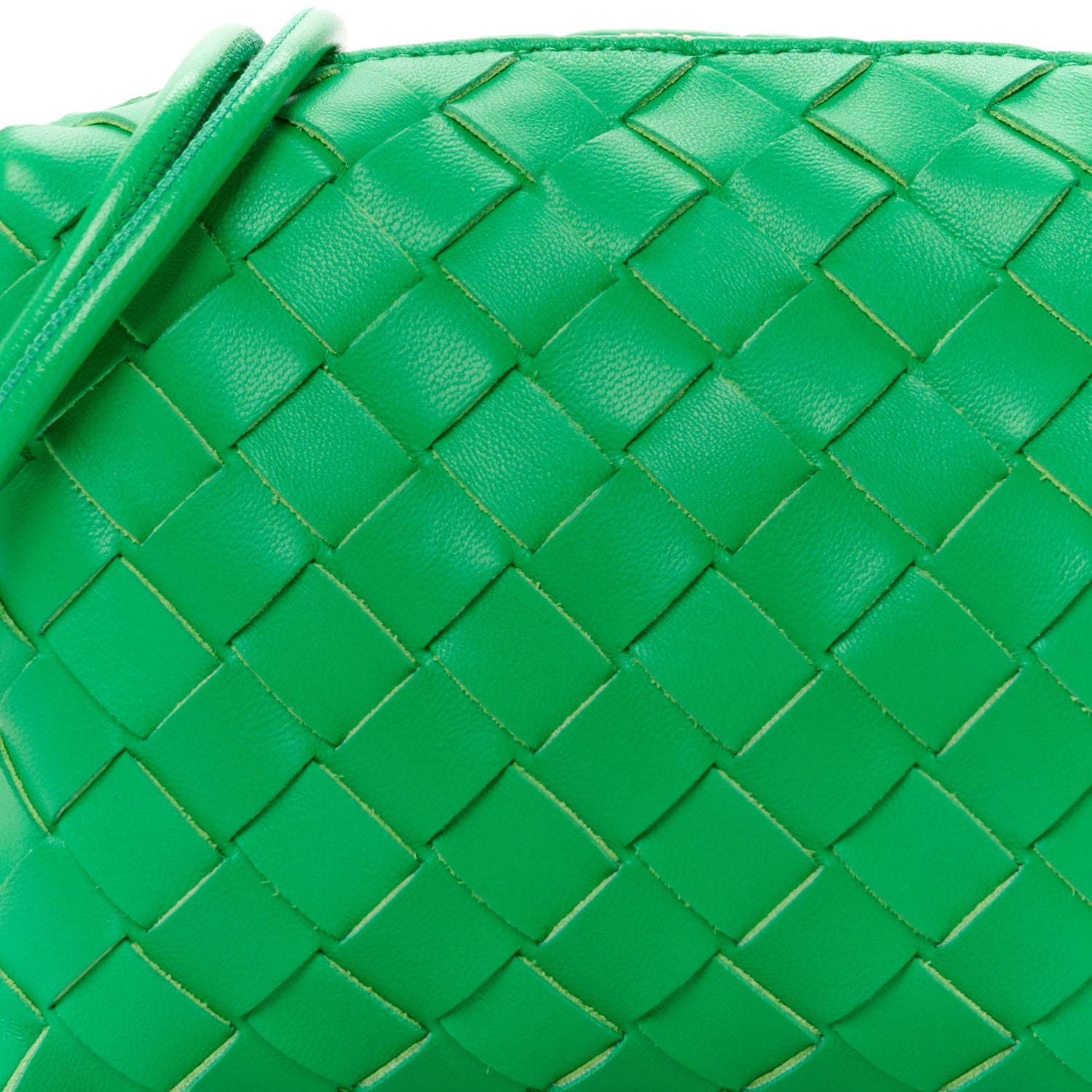 Bottega Veneta Nappa Intrecciato Mini Loop Camera Bag Parakeet 7 of 9