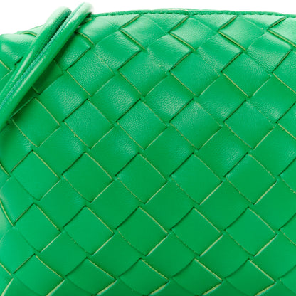Bottega Veneta Nappa Intrecciato Mini Loop Camera Bag Parakeet 7 of 9