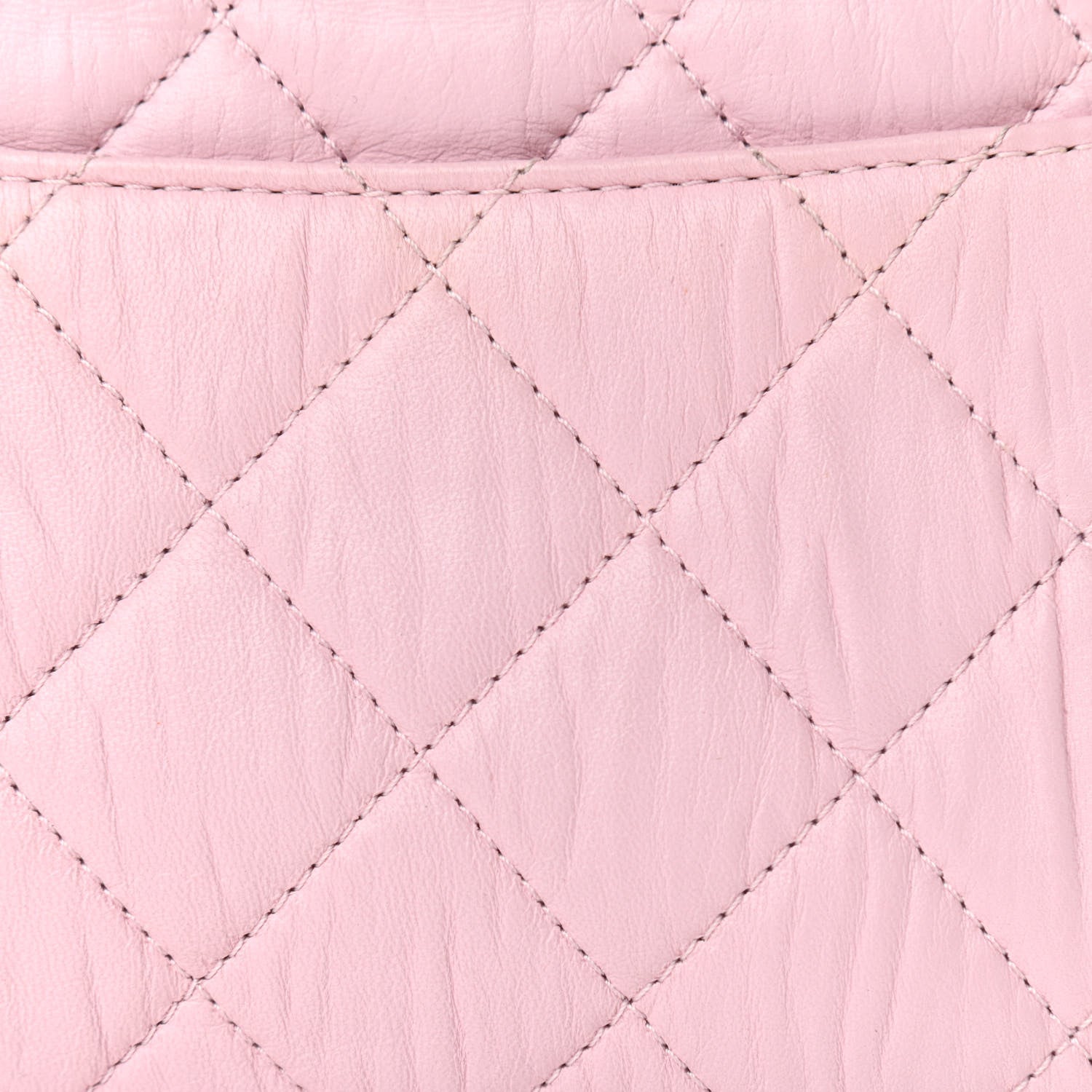 Chanel Crumpled Lambskin Quilted Small CC Links Top Handle Flap Light Pink 11 of 11