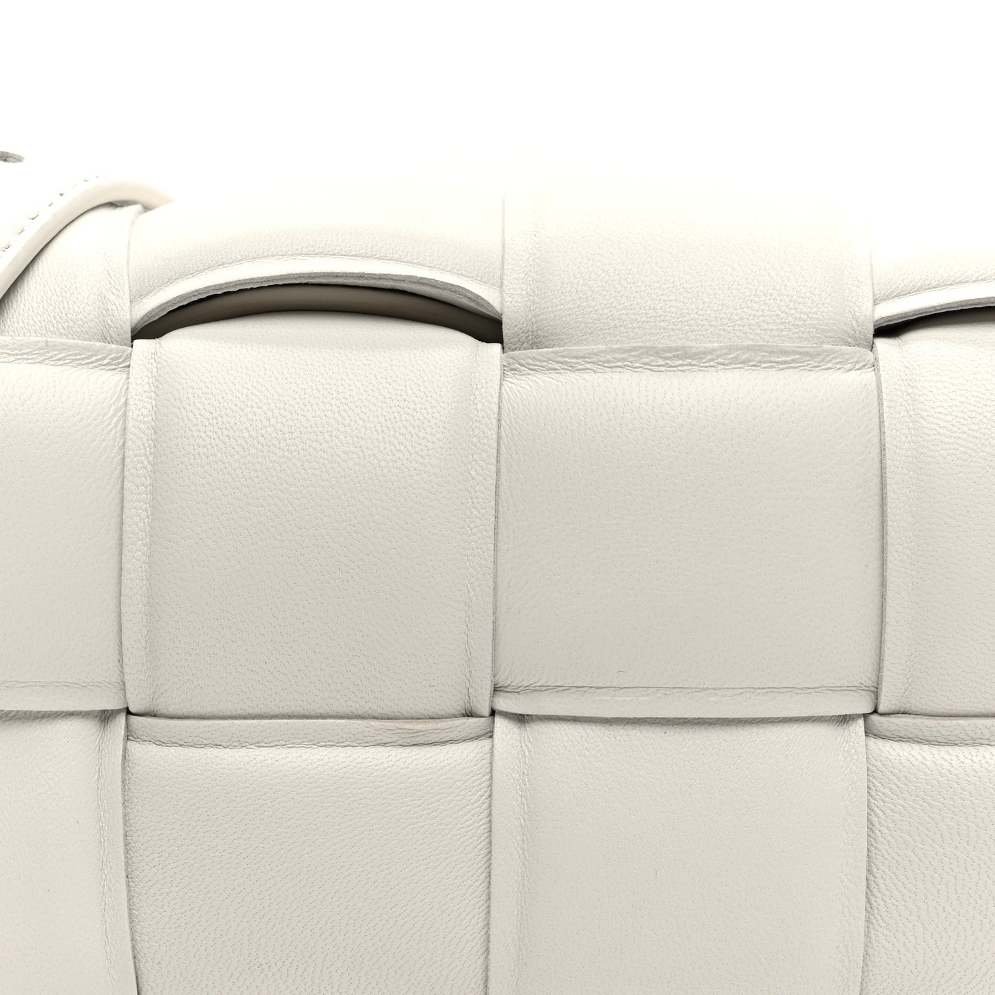 Nappa Maxi Intrecciato Padded The Belt Cassette Bag Chalk