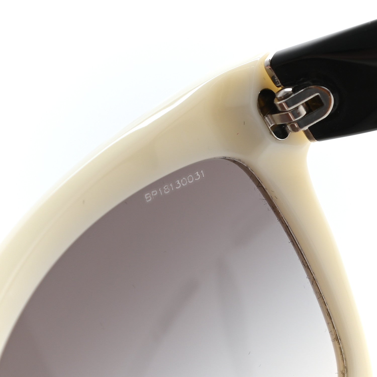 Prada Sunglasses SPR 07P Black White 7 of 7