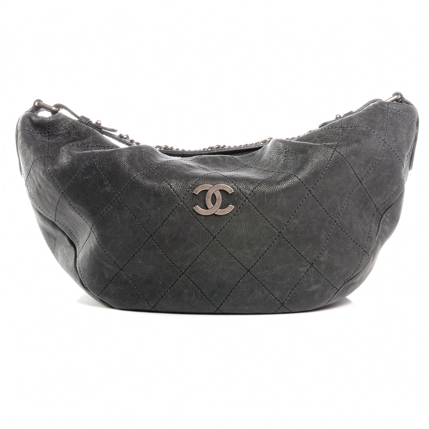 Caviar Large Outdoor Hobo Black