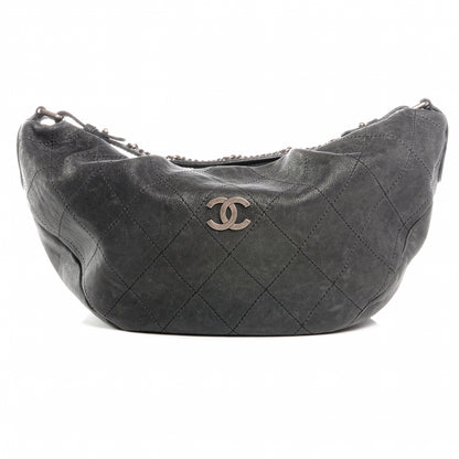 Chanel Caviar Large Outdoor Hobo Black 1 of 7