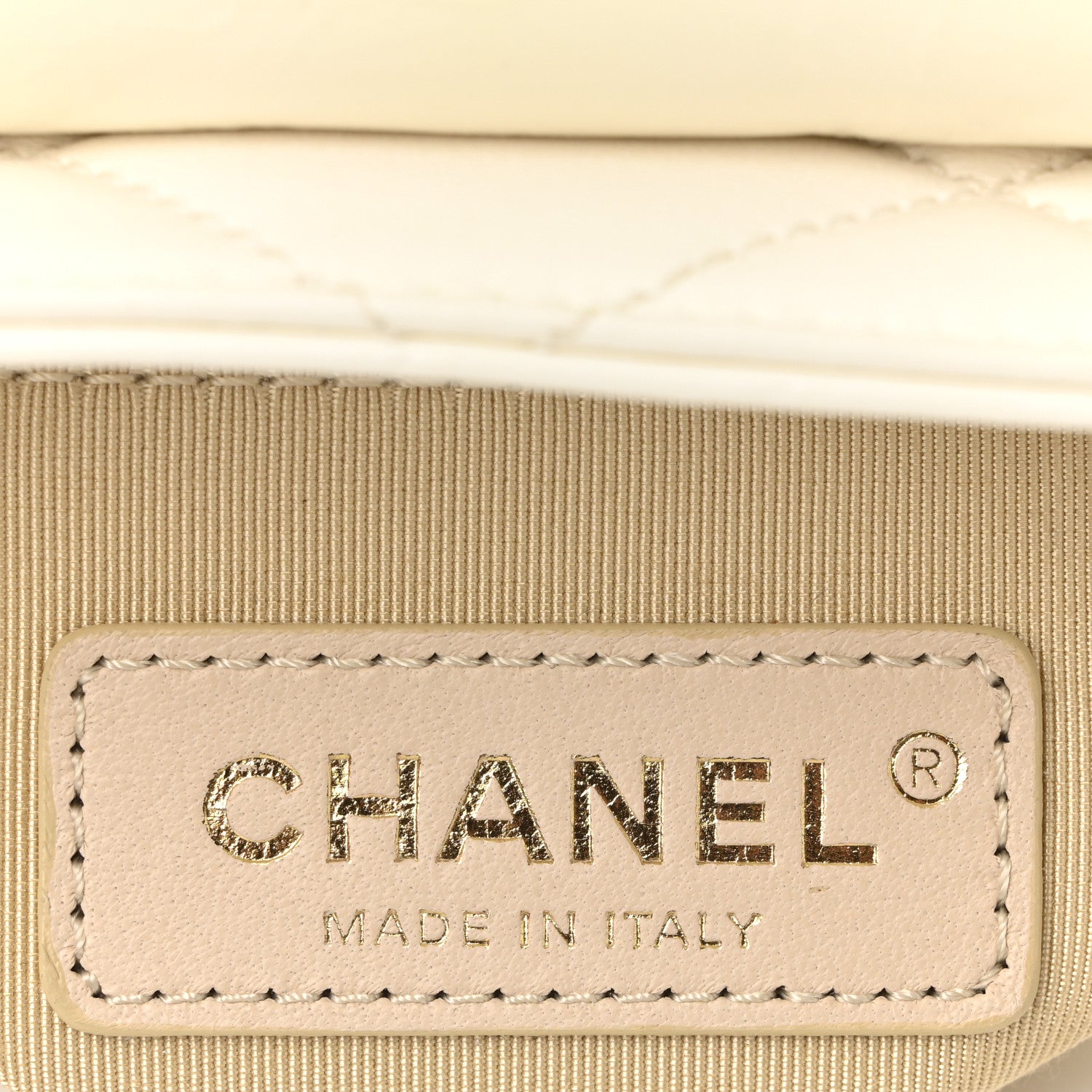 Chanel Lambskin Patent Quilted Small La Parisienne Top Handle Flap White 6 of 12
