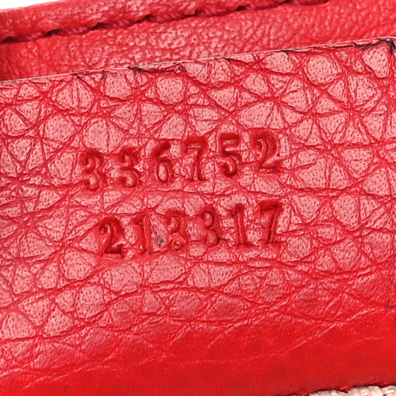 Gucci Pebbled Calfskin Medium Soho Flap Crossbody Tabasco Red 6 of 9