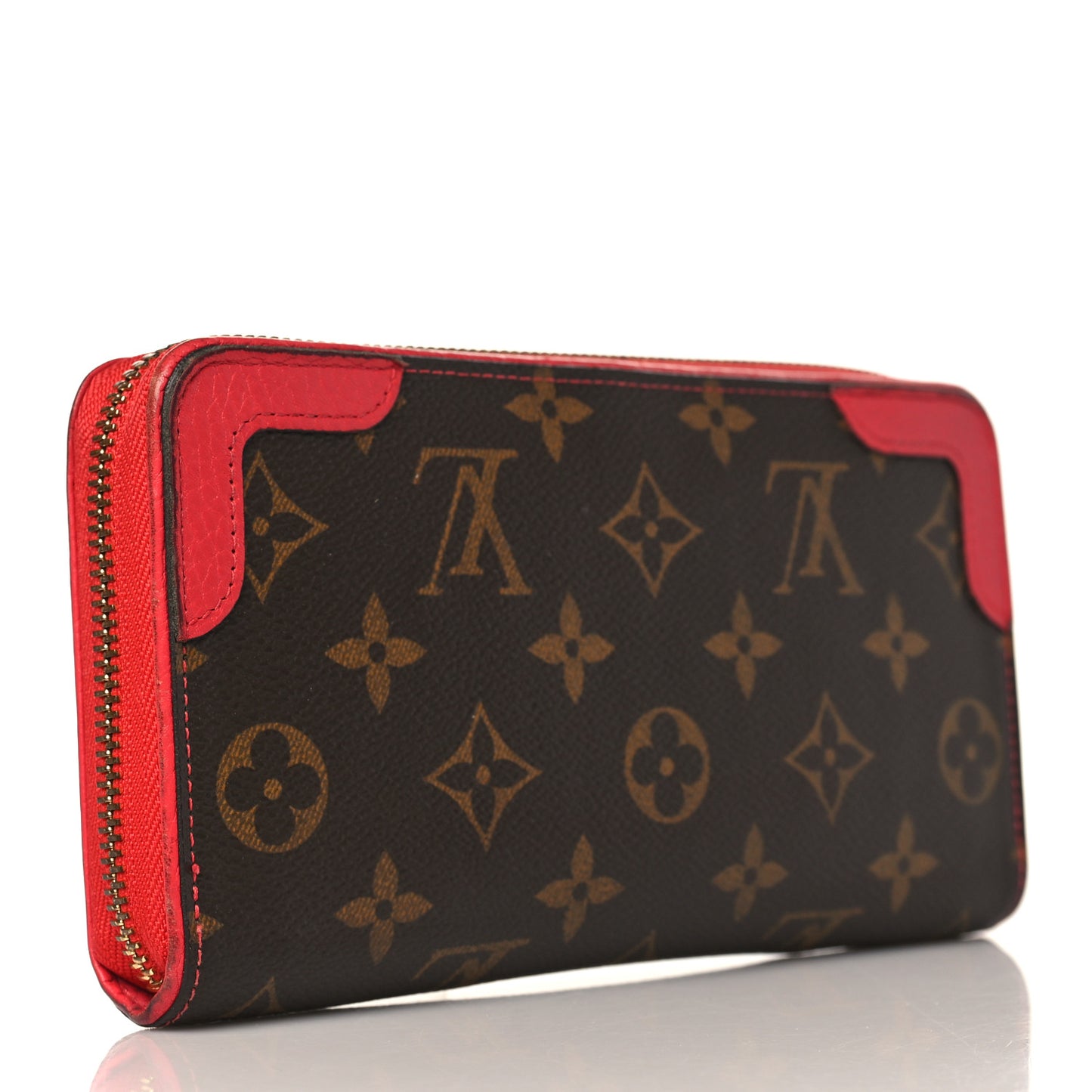 Monogram Retiro Zippy Wallet Cherry