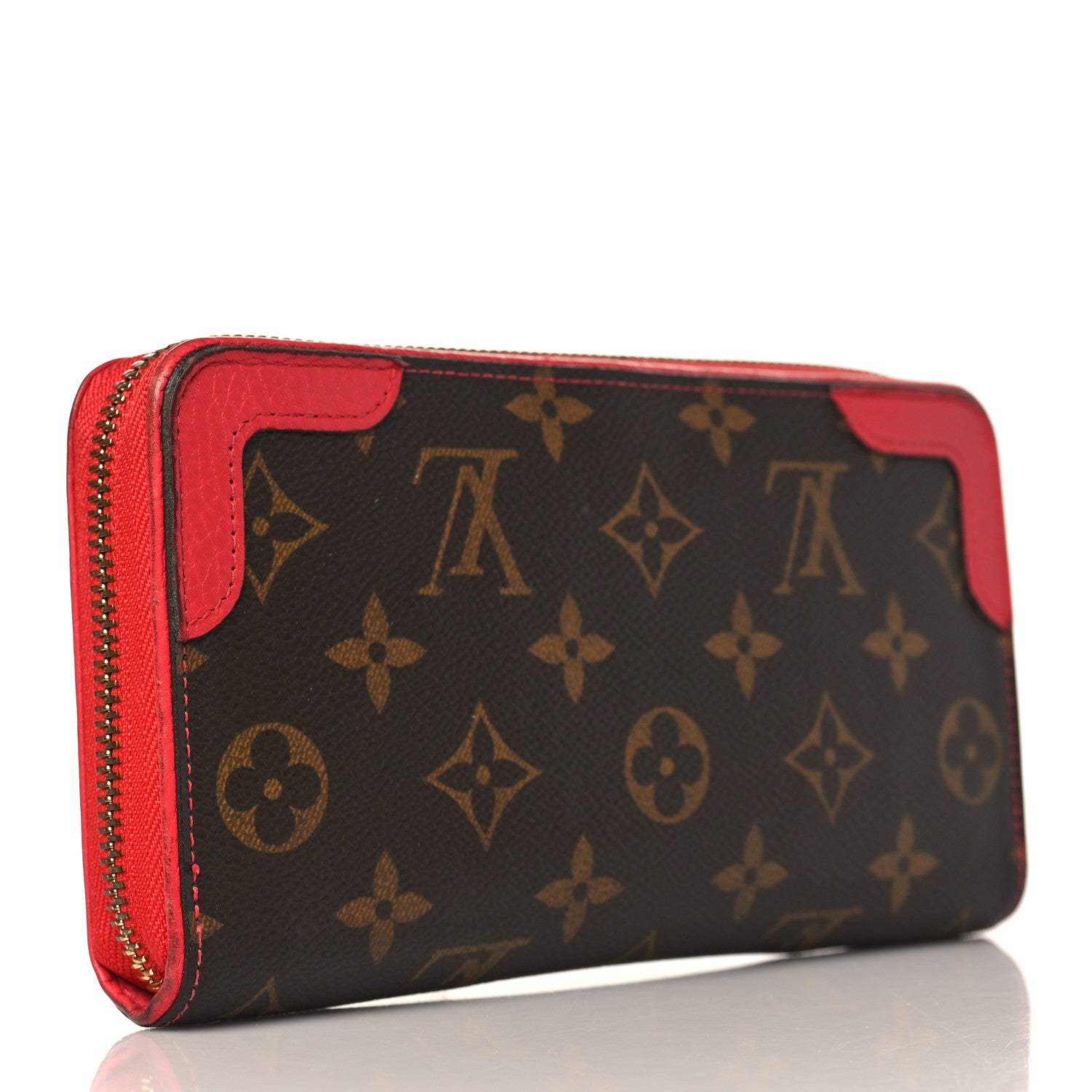 Louis Vuitton Monogram Retiro Zippy Wallet Cherry 3 of 11