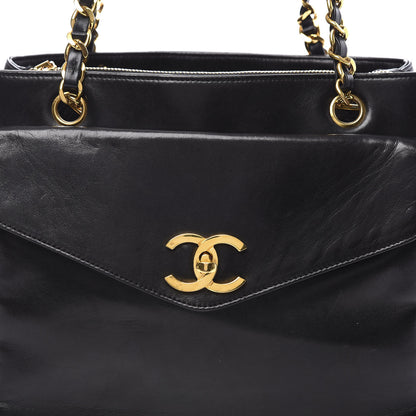 Chanel Lambskin CC Shoulder Bag Black 12 of 13
