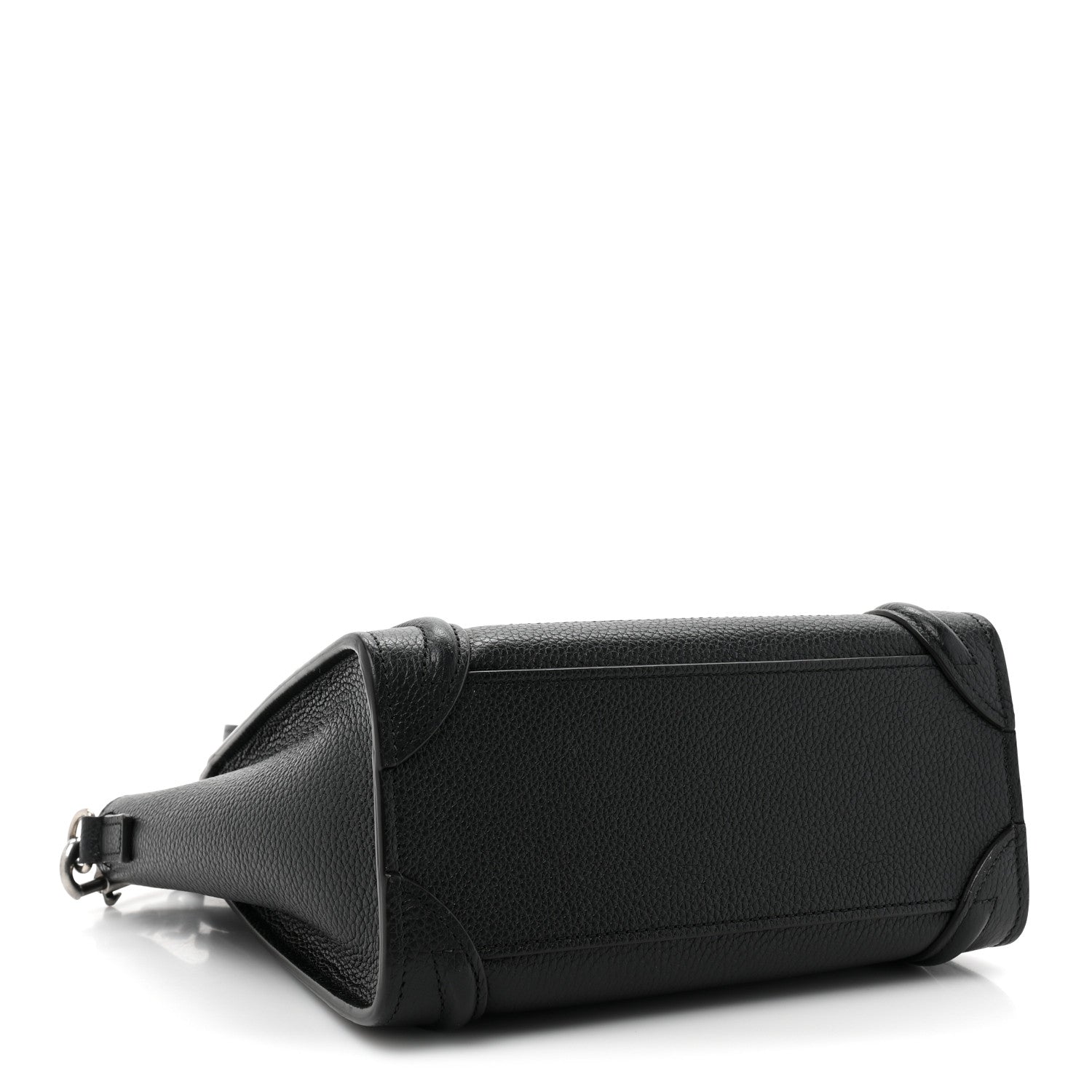 Celine Drummed Calfskin Nano Luggage Black 4 of 11
