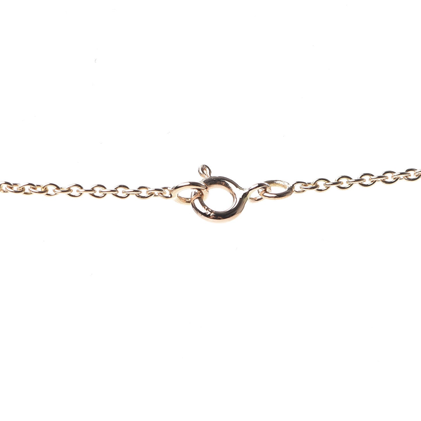 18K Rose Gold Diamond Birkin Pendant Necklace