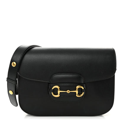 Gucci Azalea Calfskin Horsebit 1955 Shoulder Bag Black 1 of 11