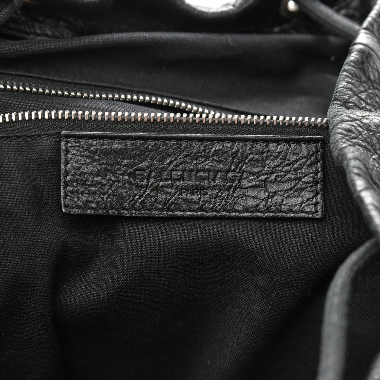 Balenciaga Agneau Classic Silver Hardware S Traveler Backpack Black 7 of 9