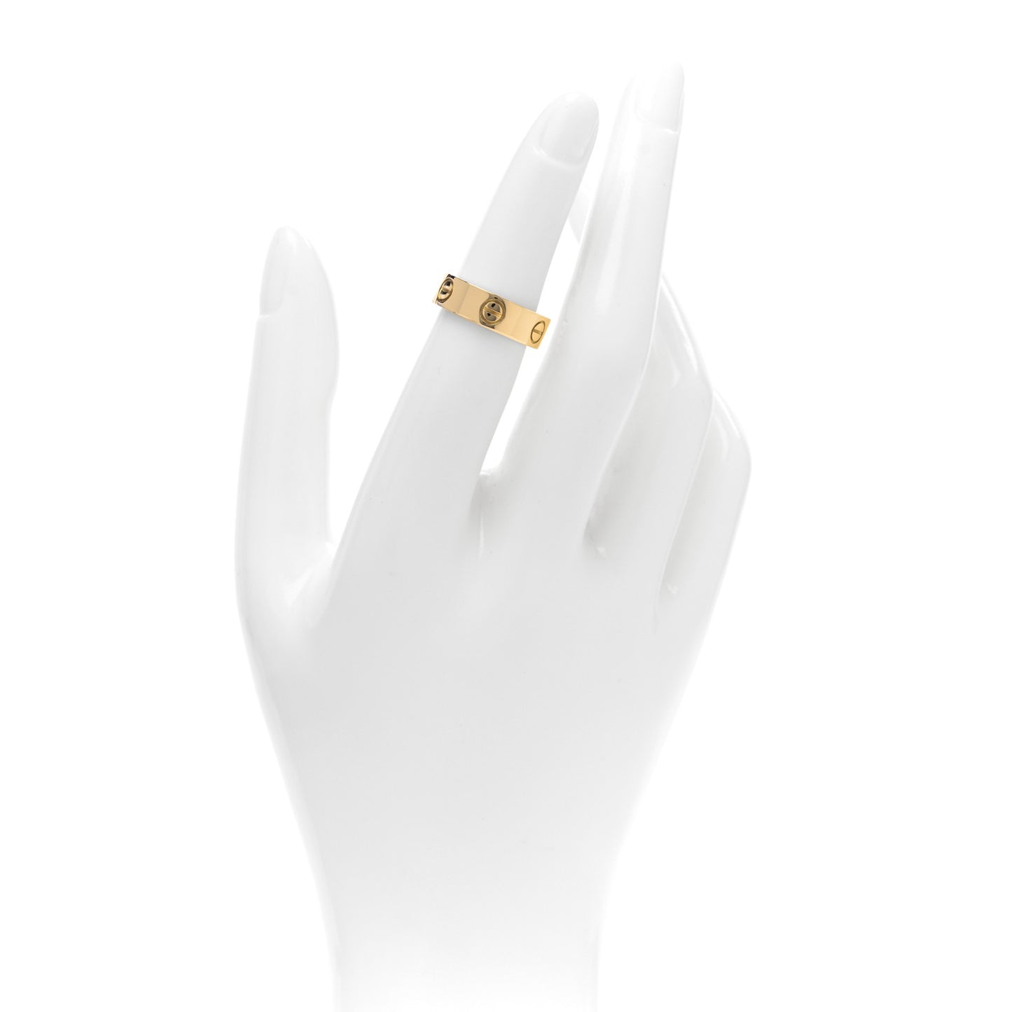 18K Yellow Gold 5.5mm LOVE Ring 50 5.25