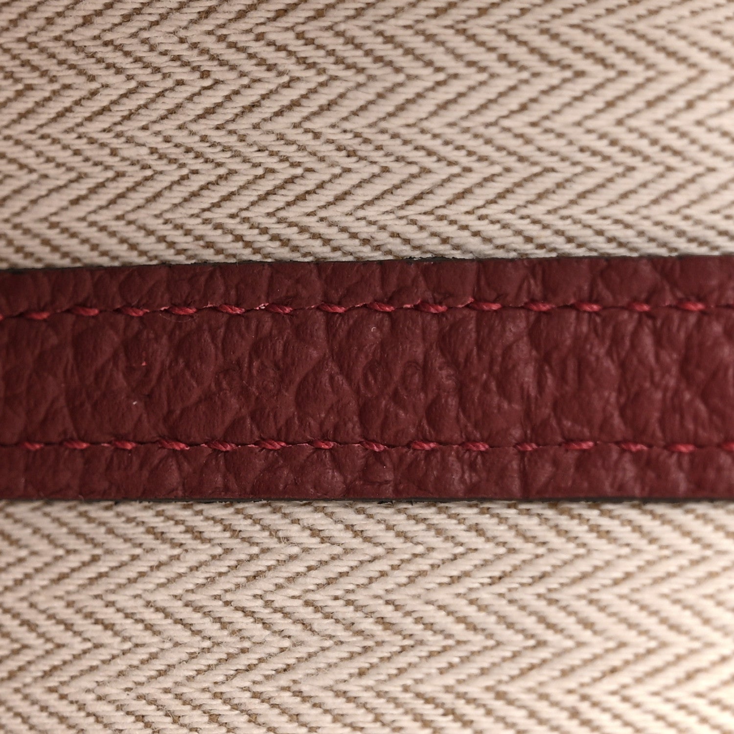 Hermes Vache Country Garden Party 30 TPM Rouge H 8 of 11