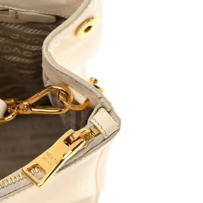 Prada Saffiano Medium Galleria Double Zip Tote Talco 14 of 24