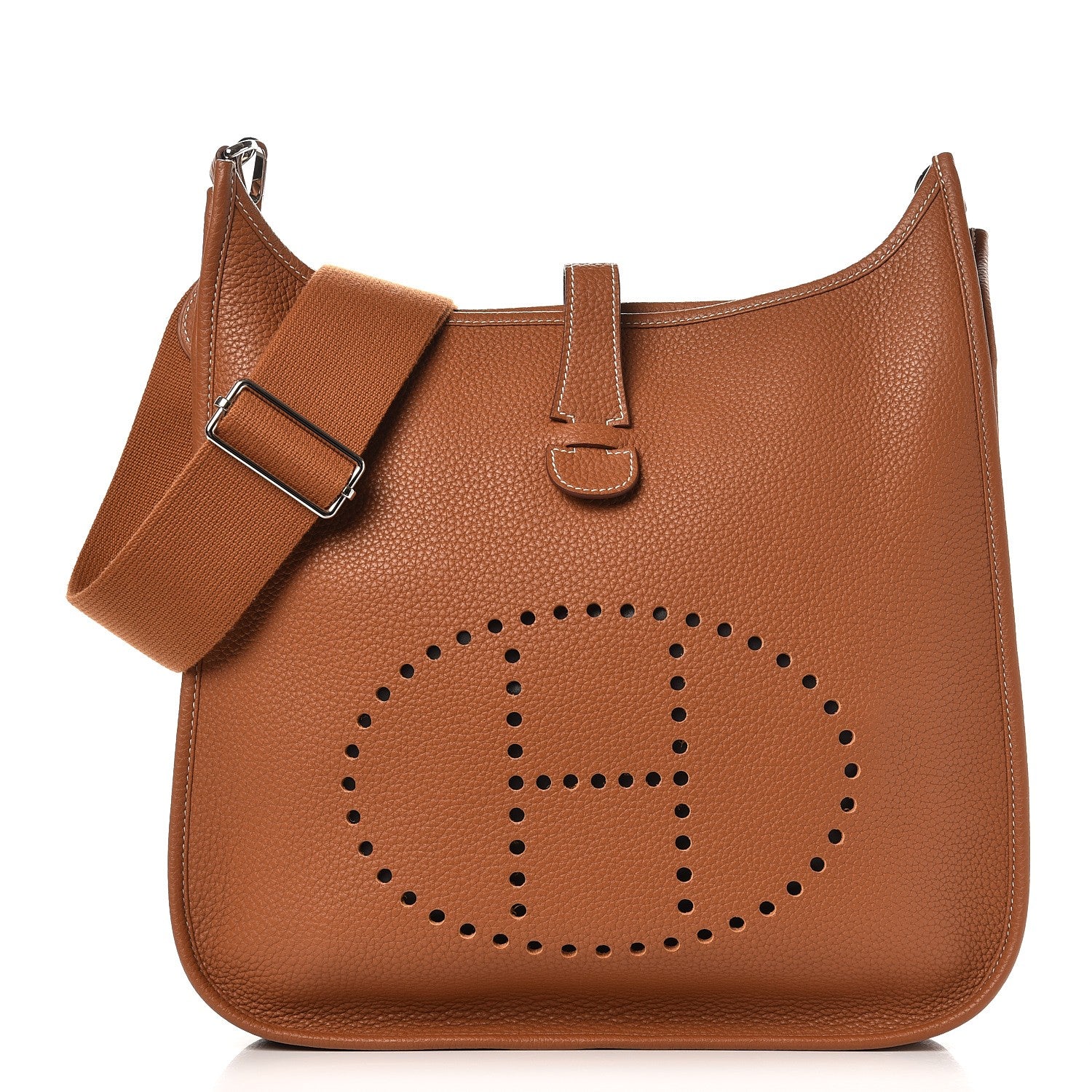 Hermes Taurillon Clemence Evelyne III GM Gold 1 of 8