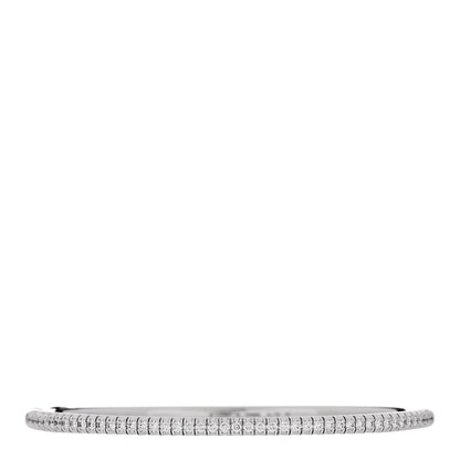 Cartier 18K White Gold Diamond Etincelle de Cartier Bangle Bracelet 16 1 of 4