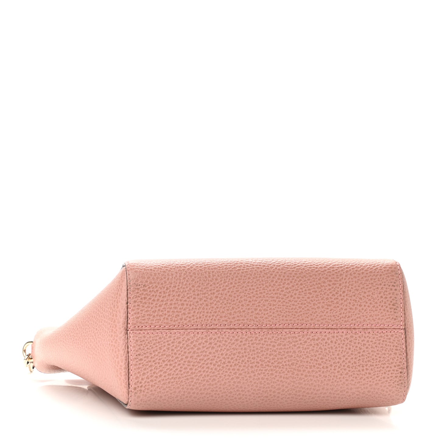 Dollar Calfskin Mini Swing Top Handle Bag Soft Pink