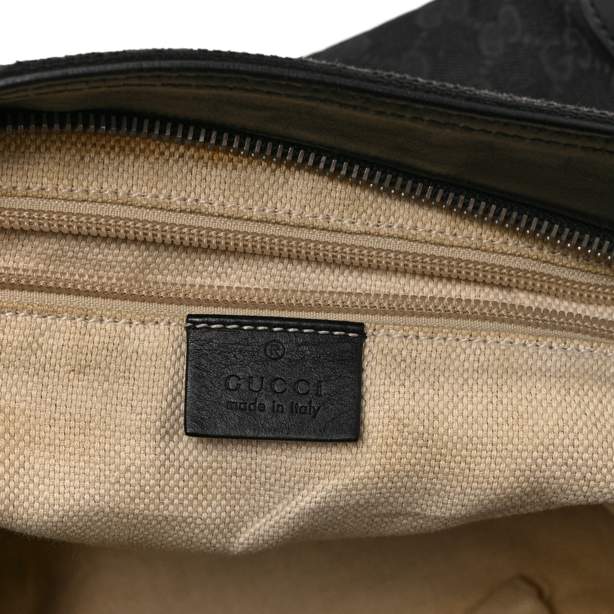 Monogram Canvas Messenger Bag Black