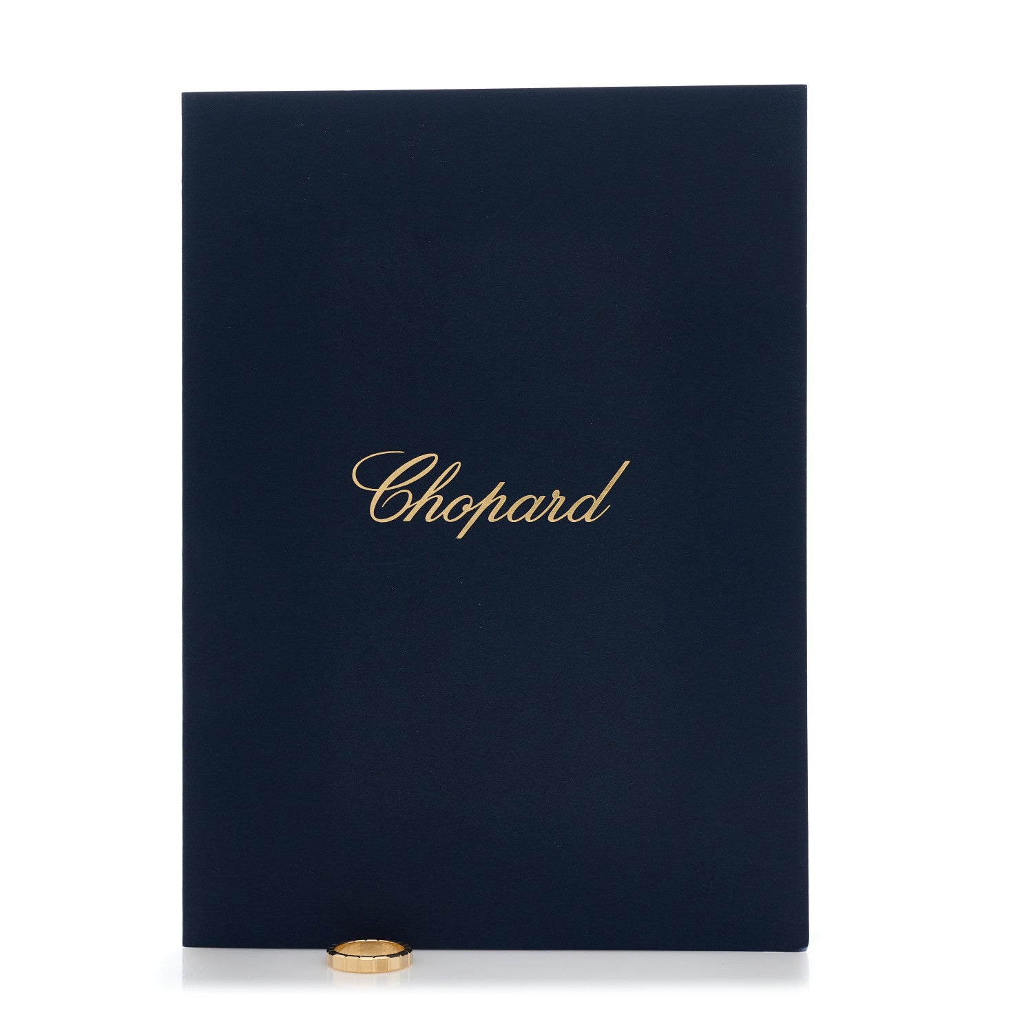 Chopard 18K Yellow Gold Ice Cube Band Ring 54 7 6 of 6