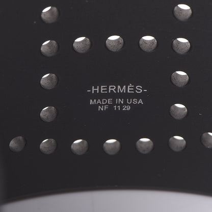 Hermes Aluminium Evelyne Sunset Cuff Bracelet T3 Black 4 of 5