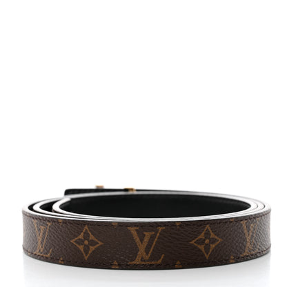 Louis Vuitton Monogram 20mm Initiales Belt 85 34 Black 2 of 6