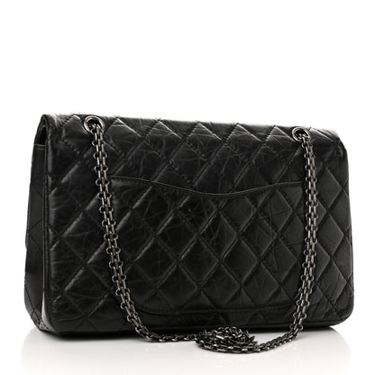 Chanel Aged Calfskin Quilted 2.55 Reissue 227 Flap Black 3 of 14