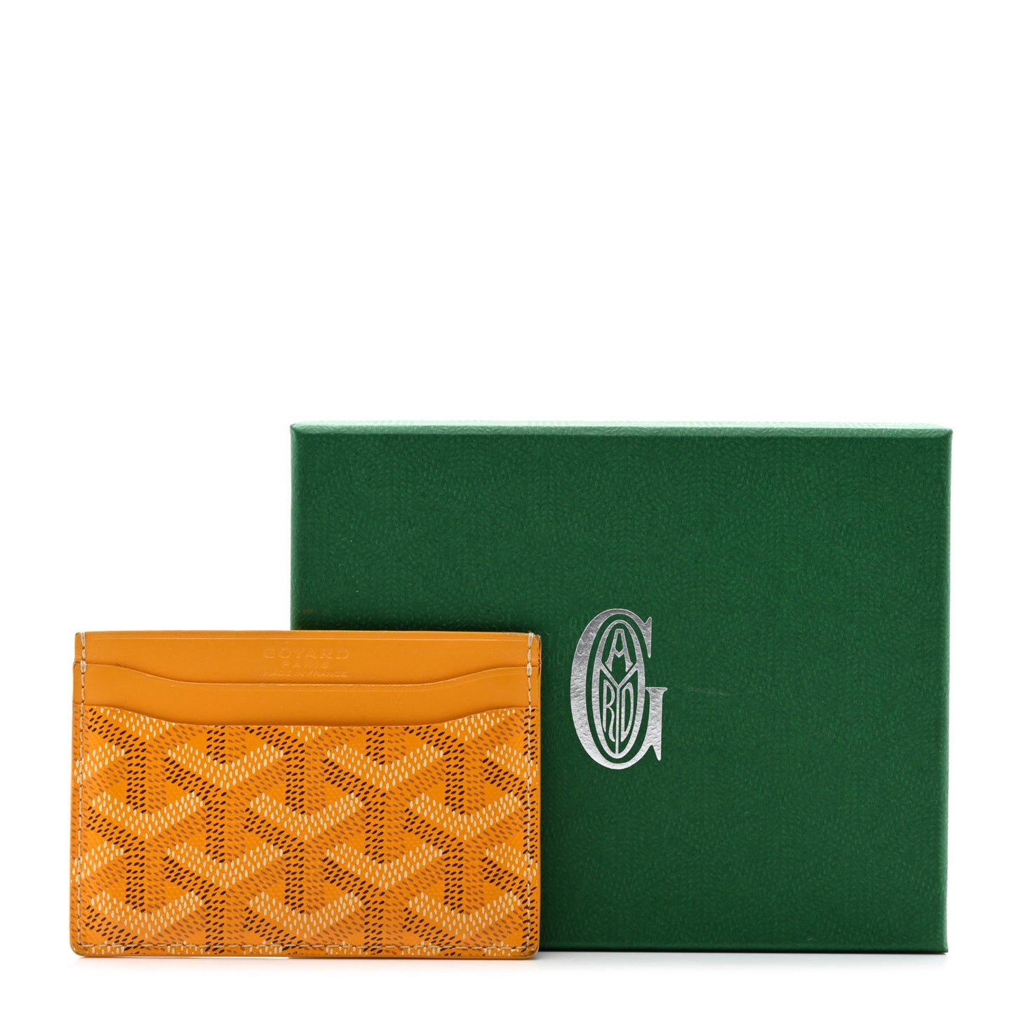 Goyardine Saint Sulpice Card Holder Yellow