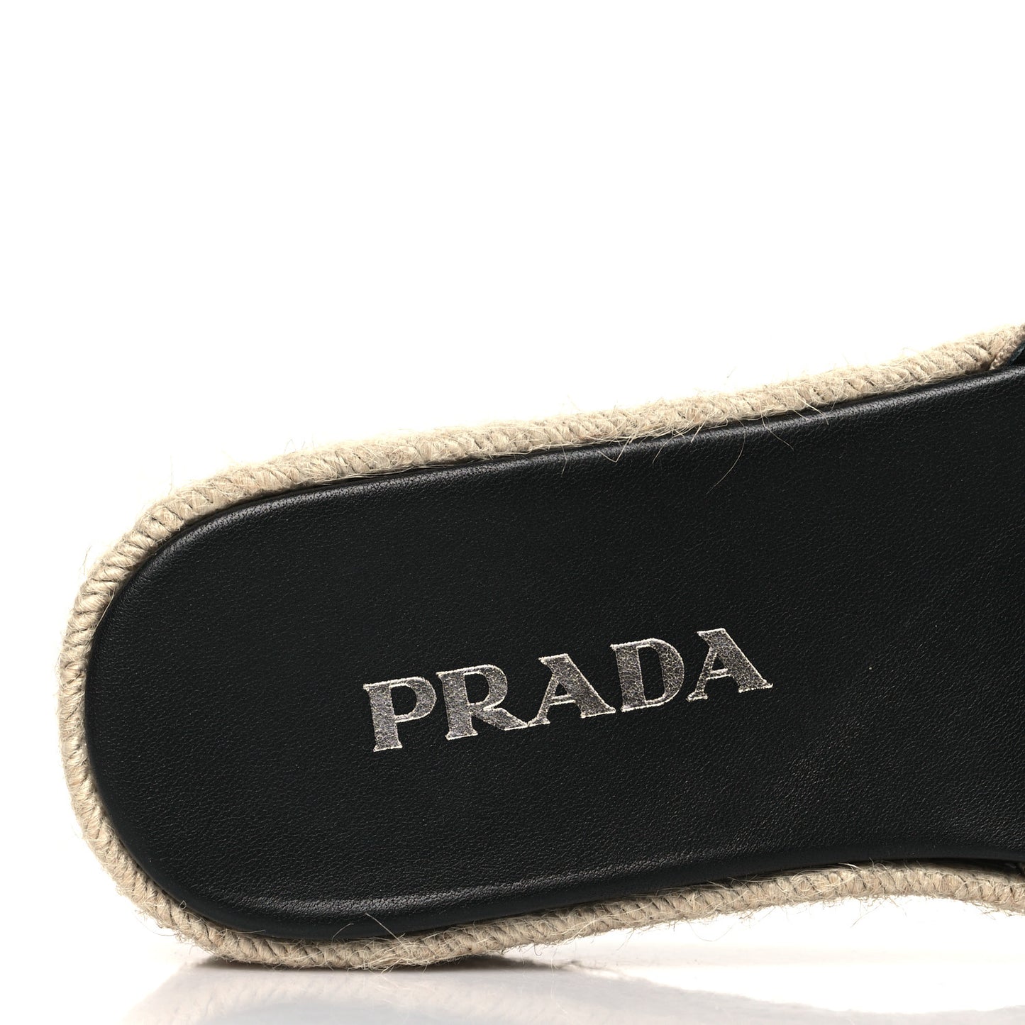Canvas Logo Espadrilles Sandals 39 Beige Black
